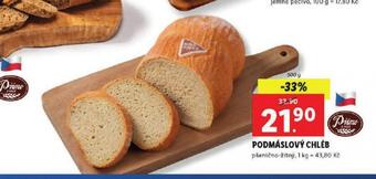 Lidl Podmáslový chléb nabídka