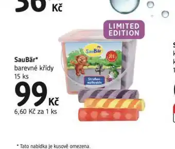 dm drogerie Saubär barevné křídy nabídka