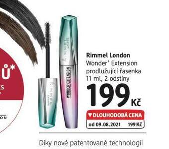 dm drogerie Rimmel london prodlužující řasenka nabídka