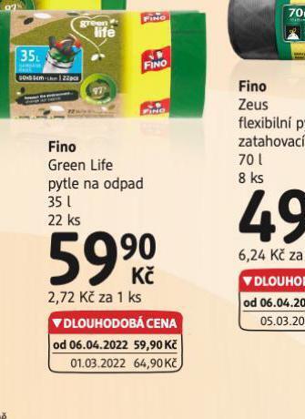 Fino pytle na odpadky