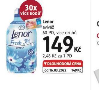 dm drogerie Lenor aviváž nabídka