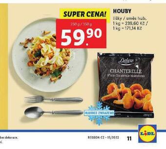 Lidl Houby nabídka