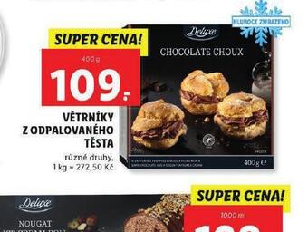 Lidl Větrníky z odpalovaného těsta nabídka