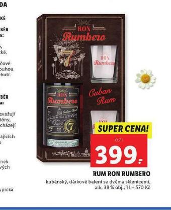 Lidl Rum ron rumbero nabídka