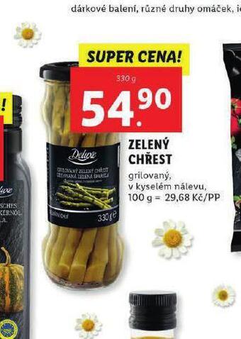 Lidl Zelený chřest nabídka