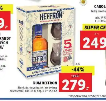 Lidl Rum heffron nabídka