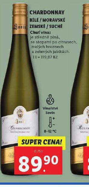 Lidl Chardonnay nabídka
