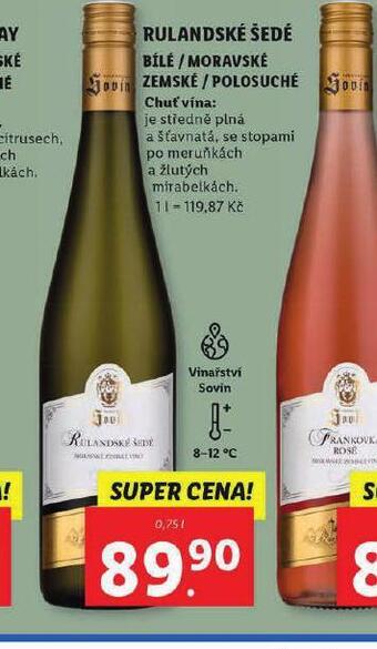 Lidl Rulandské šedé nabídka