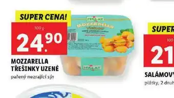 Lidl Mozzarella třešinky uzené nabídka