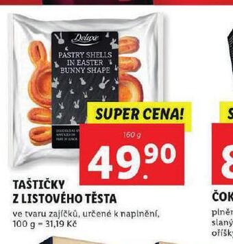 Lidl Taštičky z listového těsta nabídka