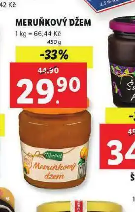 Lidl Meruňkový džem nabídka
