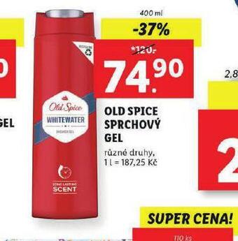 Lidl Old spice sprchový gel nabídka