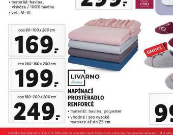 Lidl Napínací prostěradlo 140-160 x 200 cm nabídka