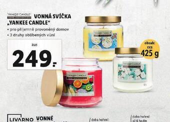Lidl Vonná svíčka yankee candle nabídka