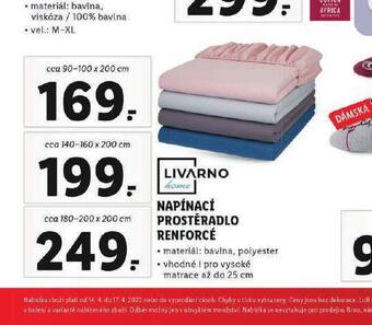 Lidl Napínací prostěradlo 90-100 x 200 cm nabídka