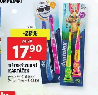 Lidl Dětský zubní kartáček nabídka