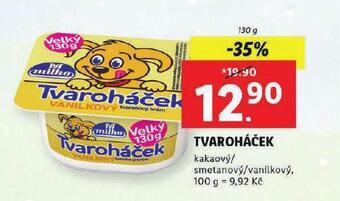 Lidl Tvaroháček nabídka