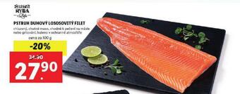 Lidl Pstruh duhový lososvitý filet nabídka