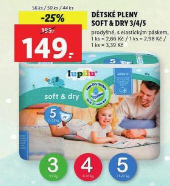 Lidl Lupilu dětské pleny nabídka