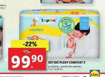 Lidl Lupilu dětské pleny nabídka