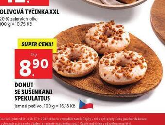 Lidl Donut se sušenkami spekulatius nabídka