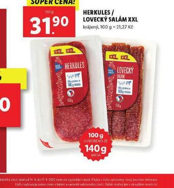 Lidl Herkules xxl nabídka