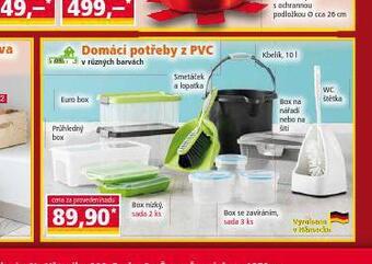 Norma Domácí potřeby z pvc nabídka