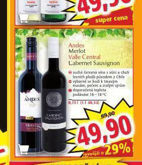 Norma Cabernet sauvignon nabídka