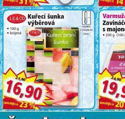 Norma Kuřecí šunka výběrová nabídka