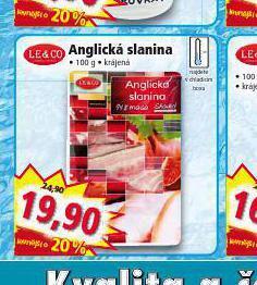 Norma Anglická slanina nabídka