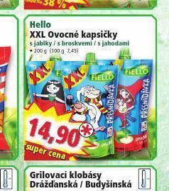 Norma Hello xxl ovocné kapsičky nabídka