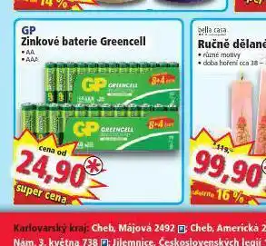 Norma Gp ziková baterie greencell nabídka