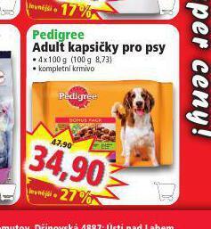 Norma Pedigree adult kapsičky pro psy nabídka