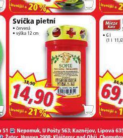 Svíčka pietní