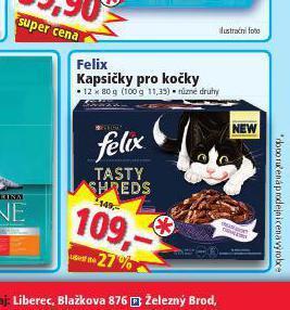 Norma Felix kapsičky pro kočky nabídka