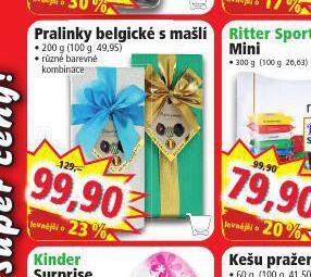 Norma Pralinky belgické s mašlí nabídka