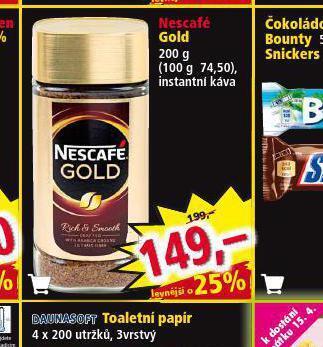 Norma Nescafé gold nabídka
