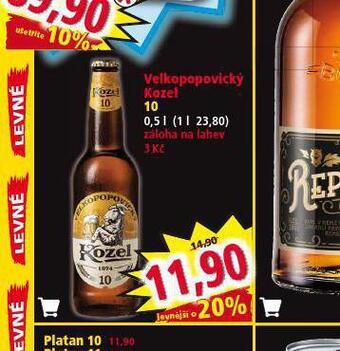 Norma Pivo velkopopovický kozel 10 nabídka
