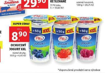 Lidl Ochucený jogurt xxl nabídka