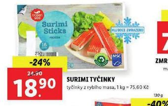Lidl Surimi tyčinky nabídka