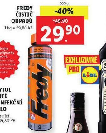 Lidl Fredy čistič odpadů nabídka