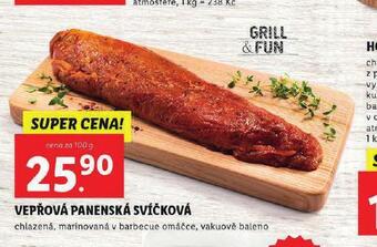 Lidl Vepřová panenská svíčková nabídka