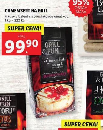 Lidl Camembert na gril nabídka