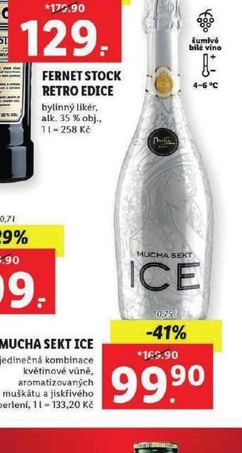 Lidl Mucha sekt ice nabídka
