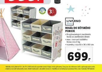 Lidl Regál do dětského pokoje nabídka