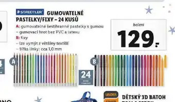 Lidl Gumovatelné pastelky nabídka