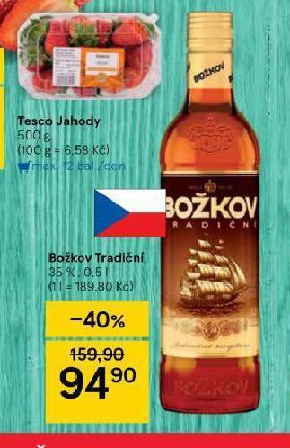Tesco Božkov tradiční nabídka