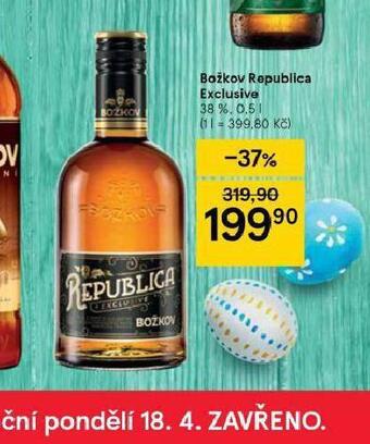 Tesco Božkov republica exclusive nabídka