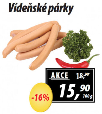 ZEMAN Vídenské párky 100g nabídka