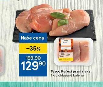 Tesco Kuřecí prsní řízky nabídka